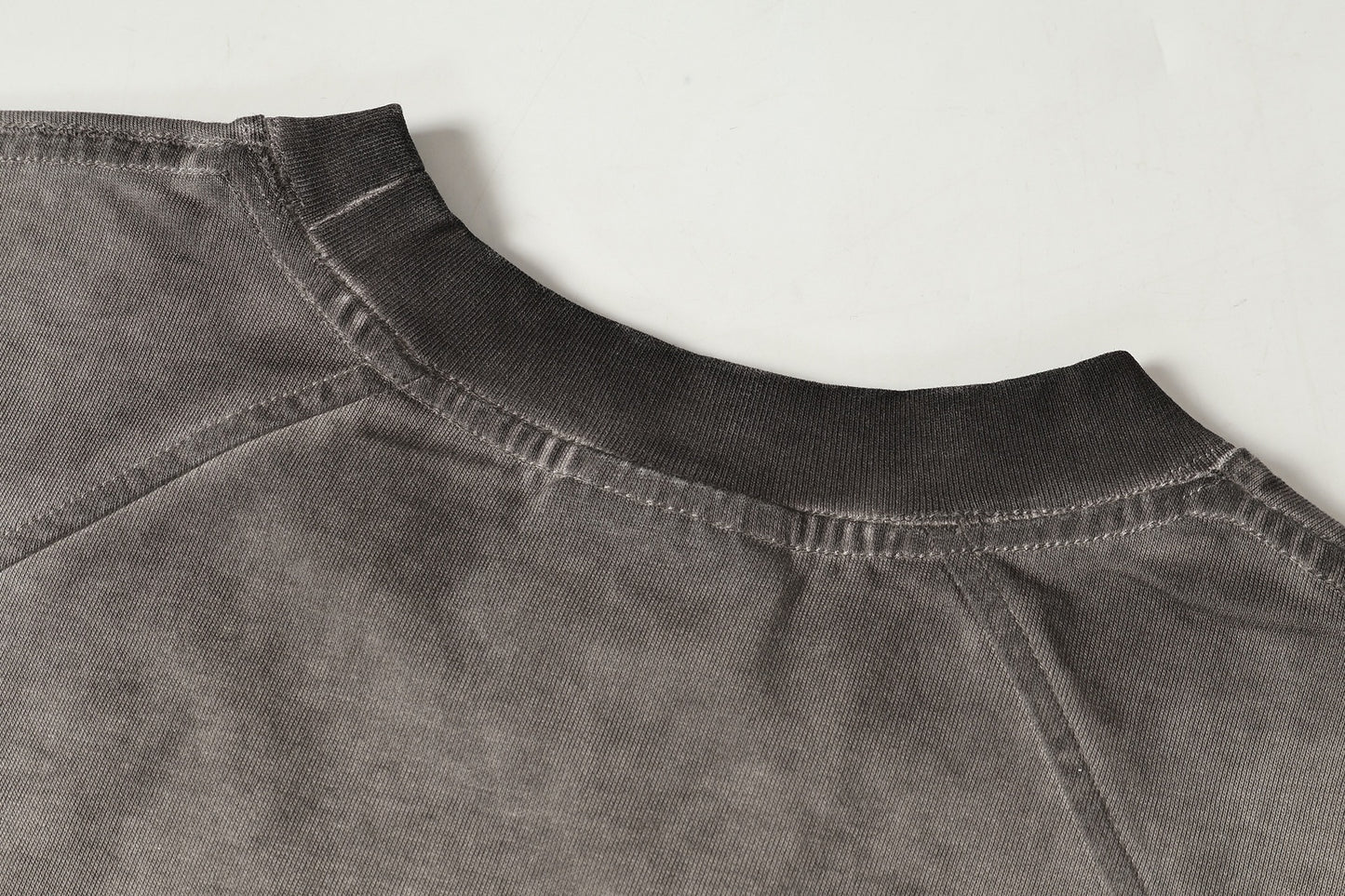 Washed Mesh Panel Short Sleeve T-Shirt WN25504