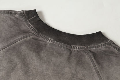 Washed Mesh Panel Short Sleeve T-Shirt WN25504