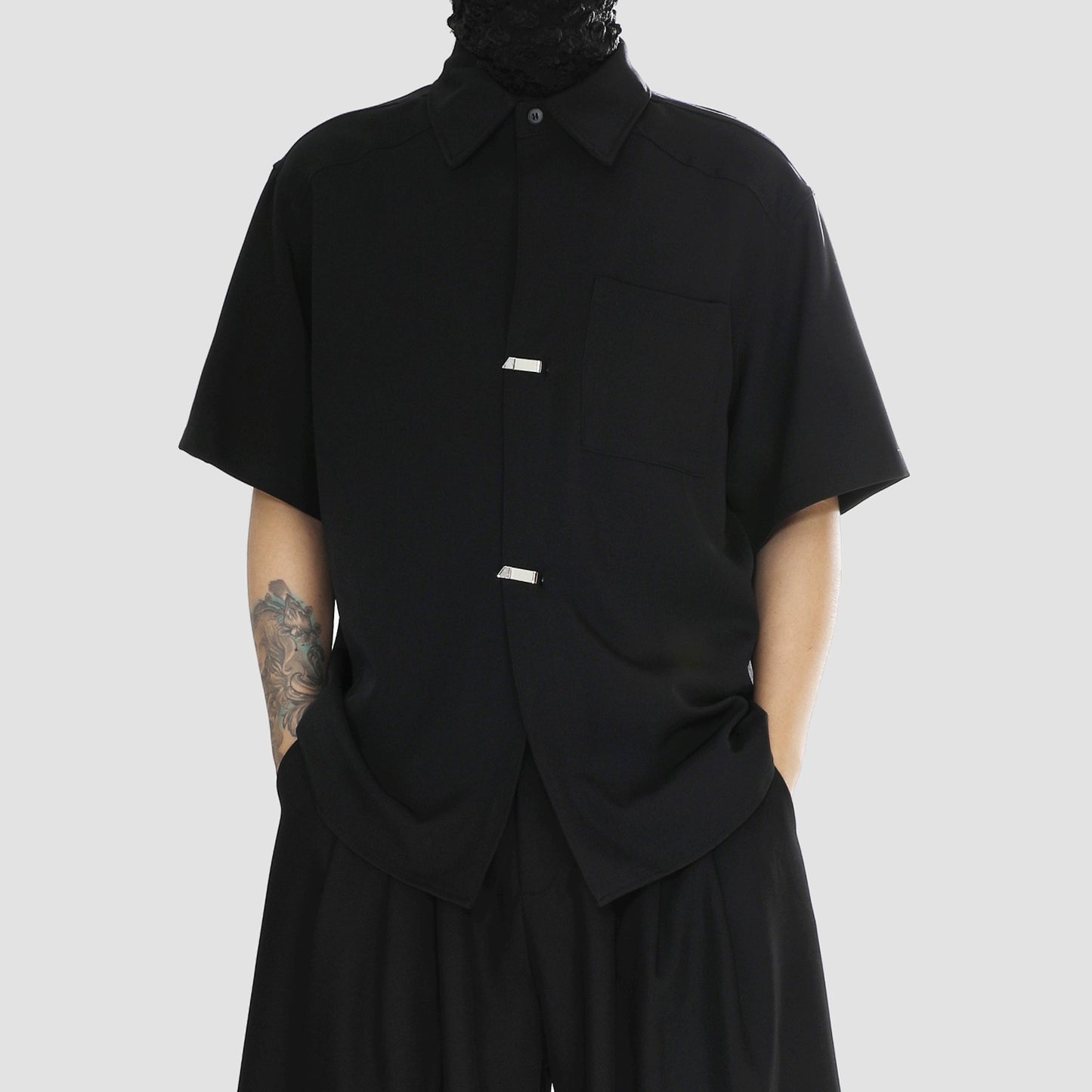 Plain Oversize Short Sleeve Shirt WN20160