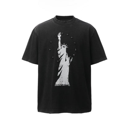 Heavyweight Metal Detail Short Sleeve T-Shirt WN26024