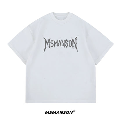 Graphic Letter Short Sleeve T-Shirt WN18698