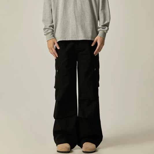 Wide Leg Cargo Pants WN8973