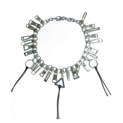 Urban Zipper Charm Necklace WN21141
