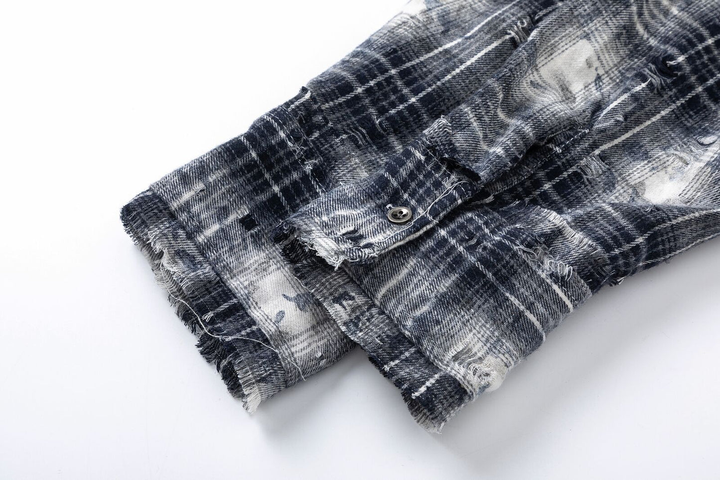 Plaid Design Long Sleeve Shirt WN15482