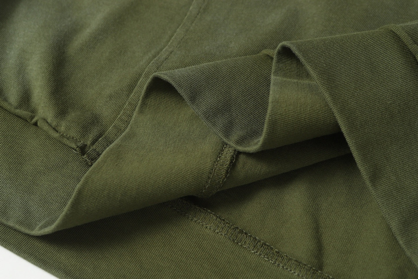 Washed Damage Raw Edge Short Sleeve T-Shirt WN23056