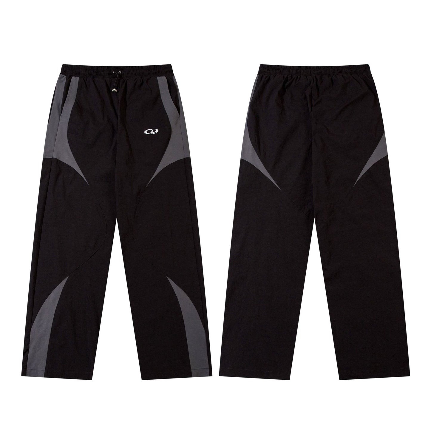 Panel Drawstring Straight Sporty Pants WN25767