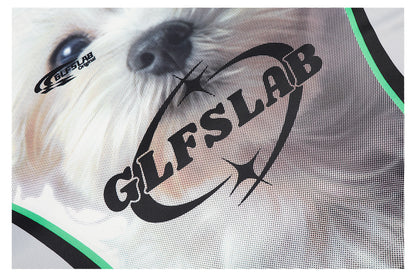 V-Neck Sporty Dog Print Short Sleeve T-Shirt WN26576