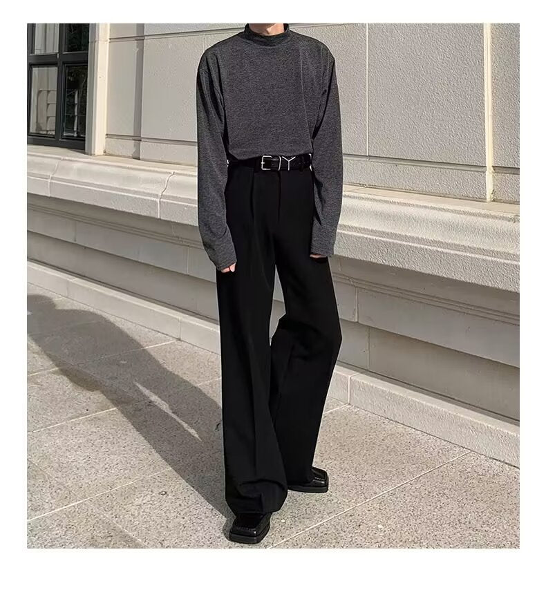 Tuck-in Drape Flare Trousers WN19119-K