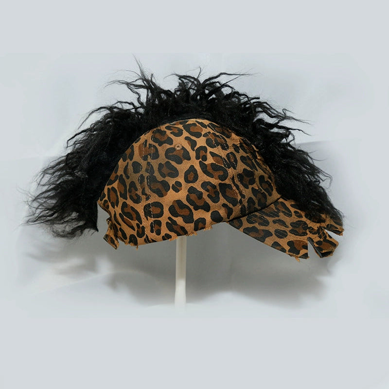 Washed Mohawk Design Cap WN21095