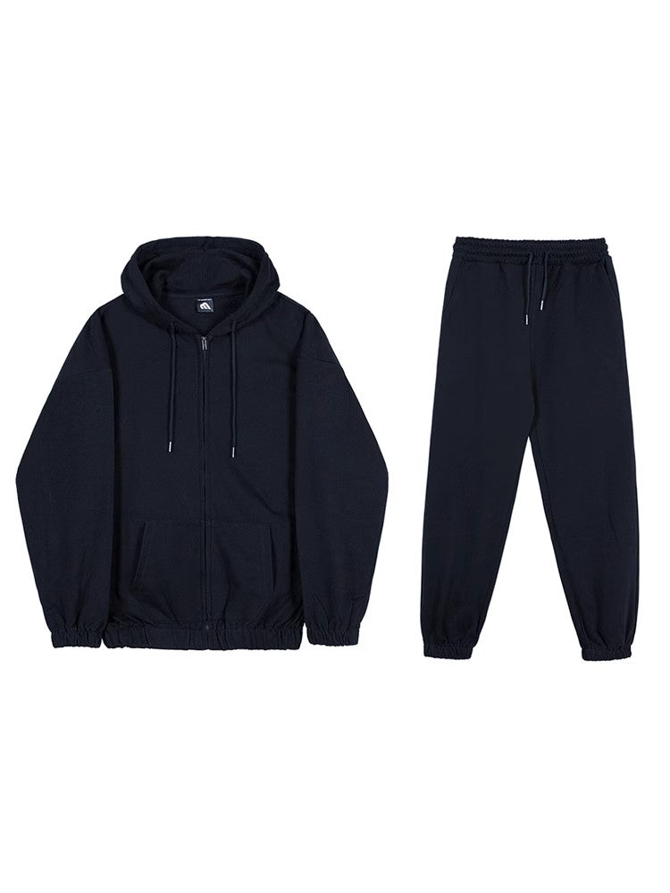 Double Zipper Oversize Hoodie & Sweatpants Setup WN6709