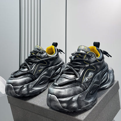 Washed Air Sole Chunky Sole Sneakers WN24626