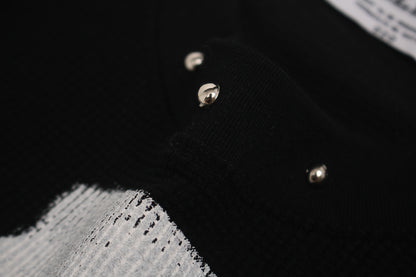 Cross Figure Studs Short Sleeve T-Shirt WN25486