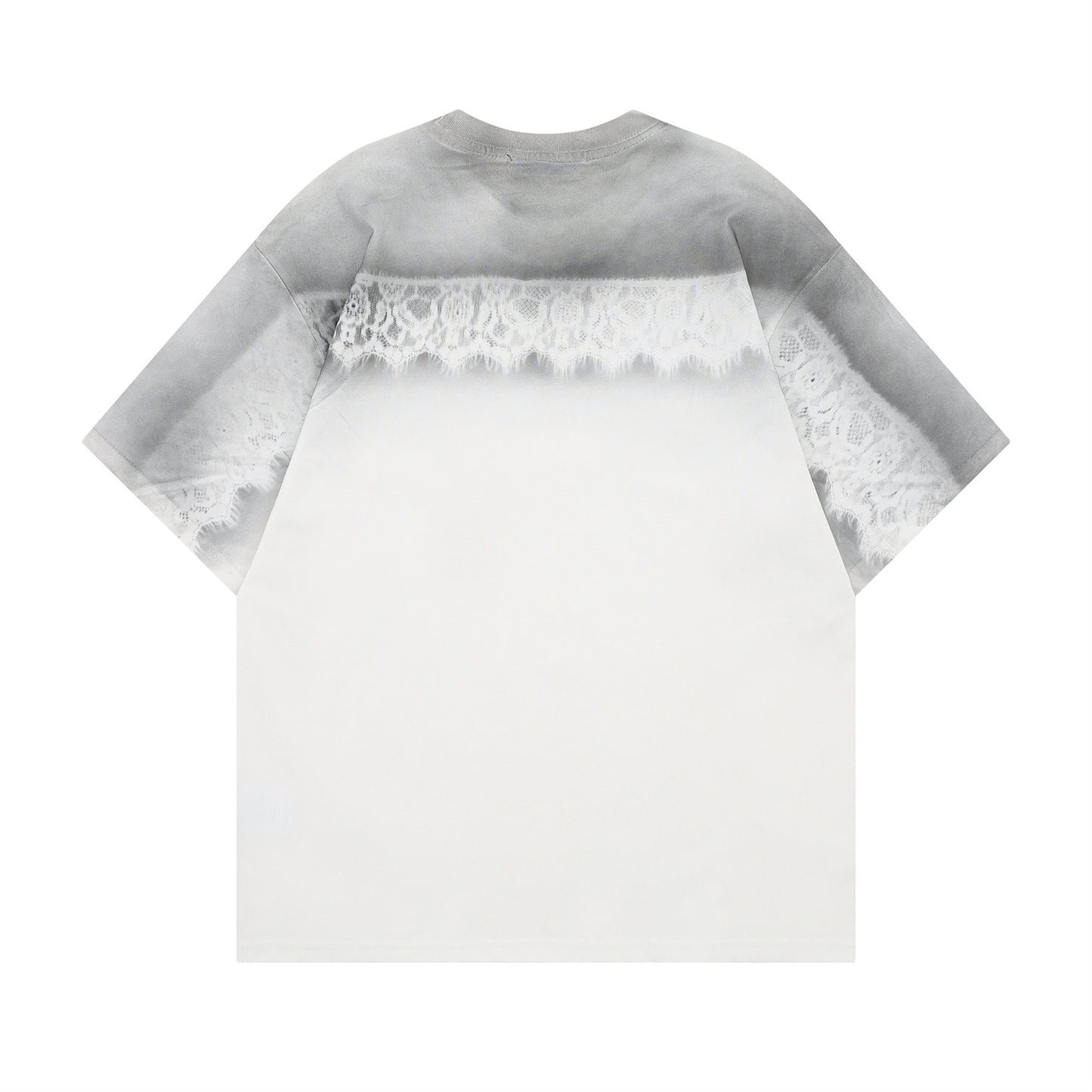 Lace Gradient Short Sleeve T-Shirt WN26762