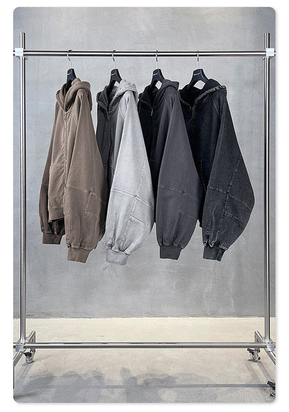 Oversize Zipper Hoodie WN23119