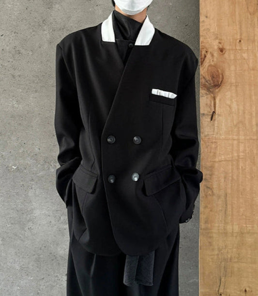 Simple French Tailored Jacket WN19966