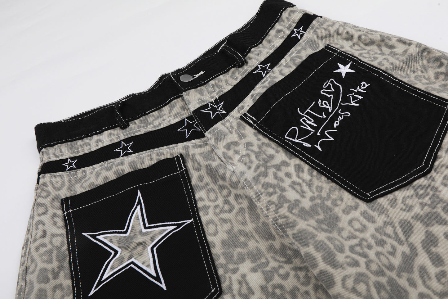 Leopard Star Pocket Half Pants WN25521