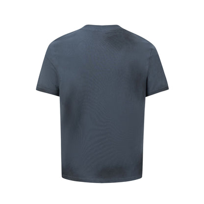 Washed Portrait Graphic Short Sleeve T-Shirt WN26029