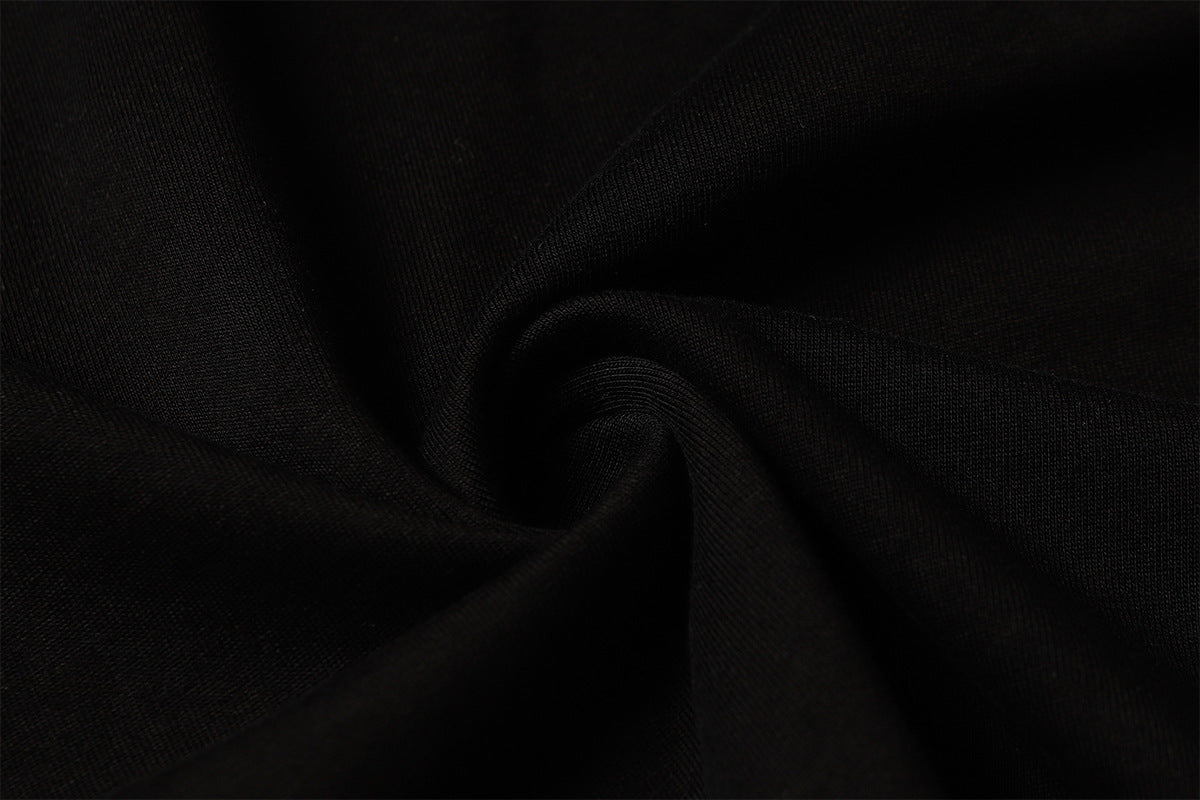 Dark Graphic Print Short Sleeve T-Shirt WN16131