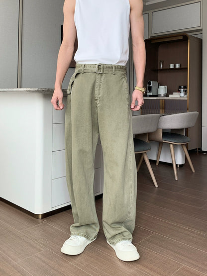 Straight Wide Leg Denim Jeans WN20401