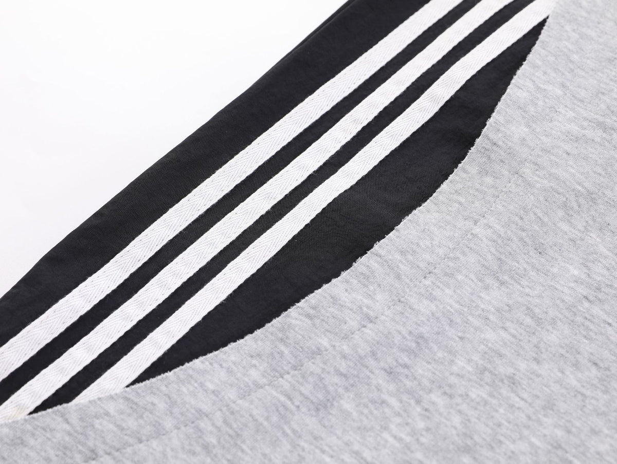 Contrast Panel Side-Stripe Wide Leg Sweatpants WN27912