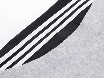 Contrast Panel Side-Stripe Wide Leg Sweatpants WN27912