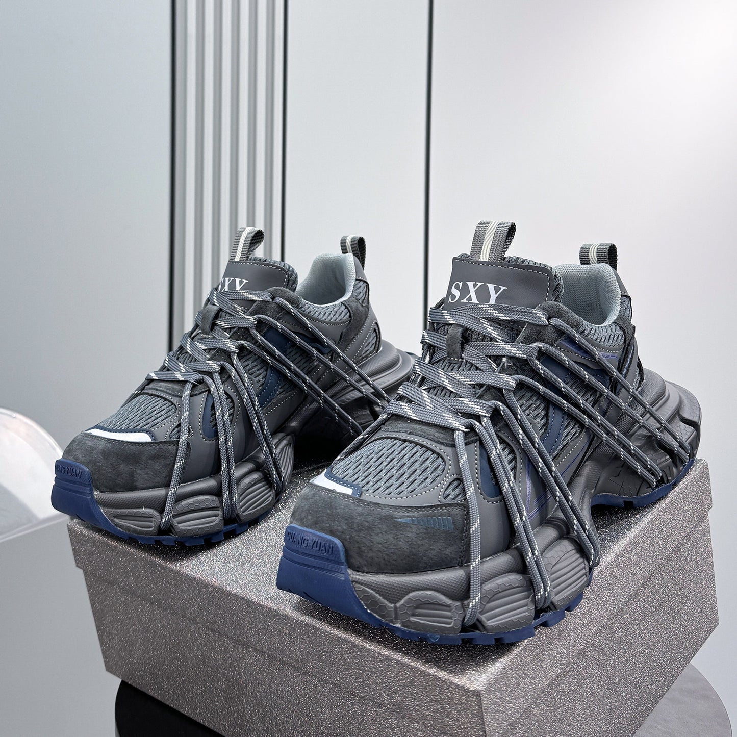 Breathable Platform Height-Increasing Dad Sneakers WN24764