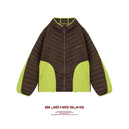 Hooded White Duck Down Jacket WN9765