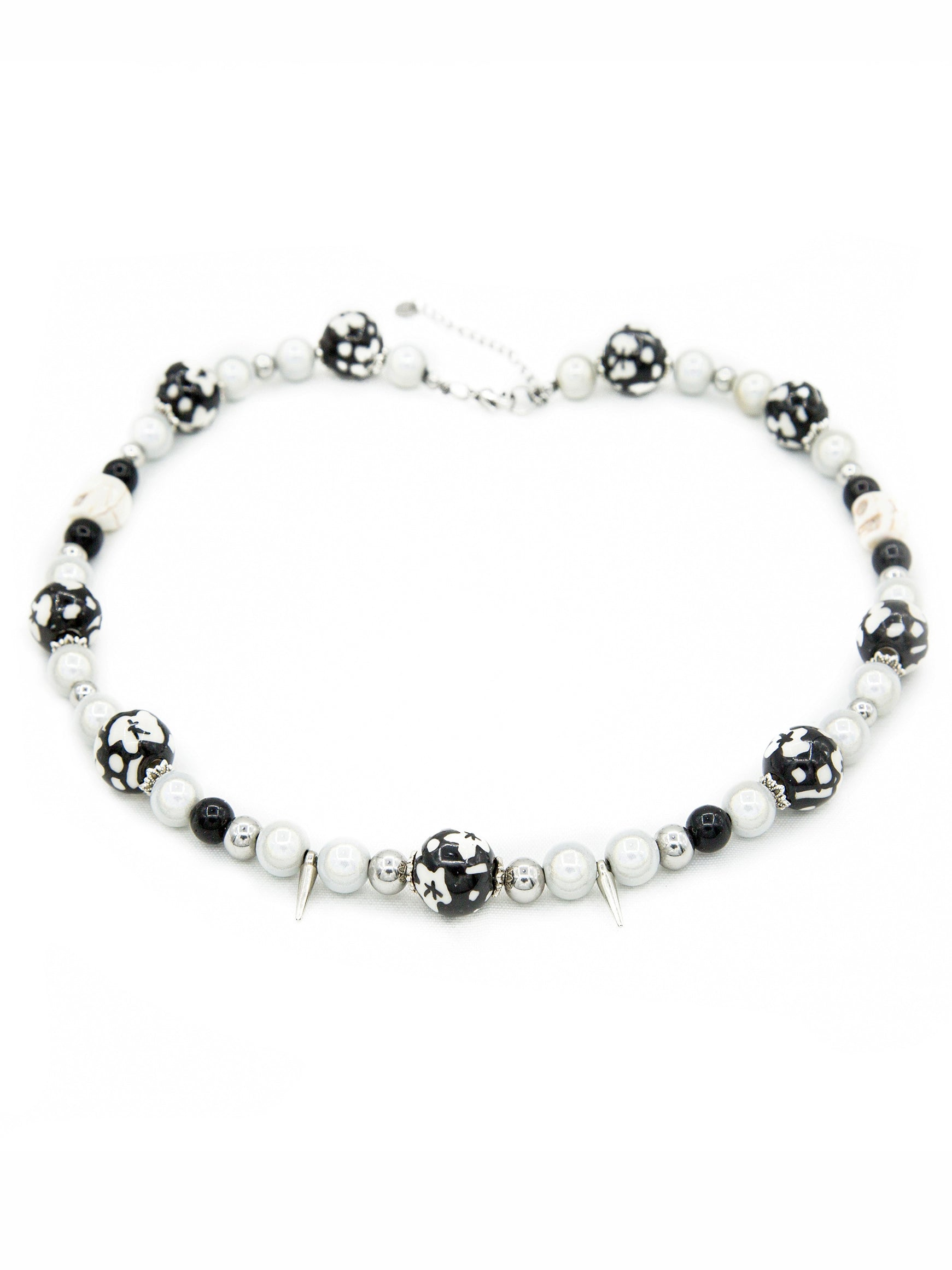 Floral Beaded Pearls Necklace WN21123