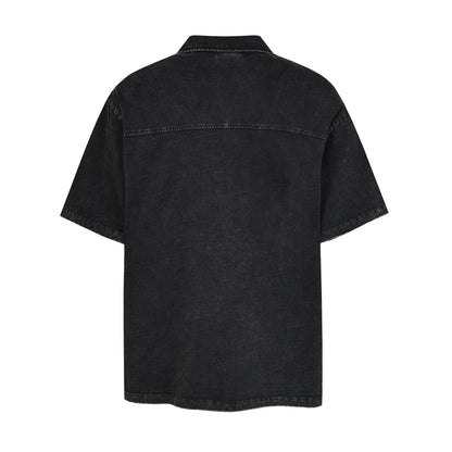 Washed Pleat Short Sleeve Polo Shirt WN26782