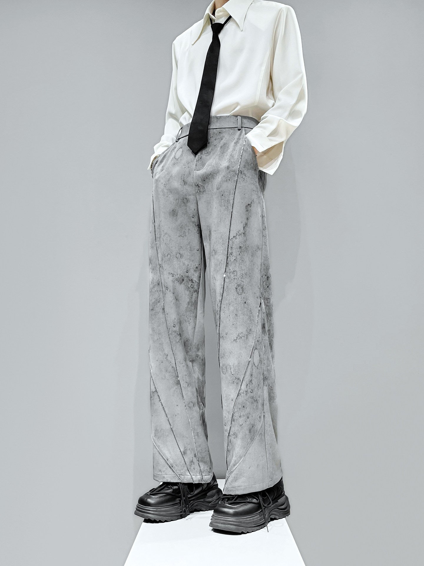 Minimal Straight Tailored Trousers WN23855