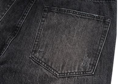 Washed Flare Denim Jeans WN11349