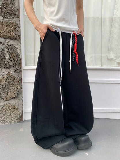Drawstring Scimitar Wide Leg Pants WN19800