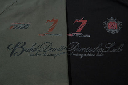 Gradient Wash Damage Short Sleeve T-Shirt WN16143