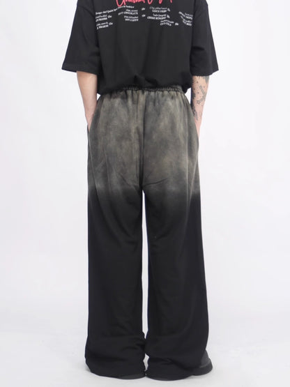 Gradient Washed Wide-Leg Sweatpants WN6553