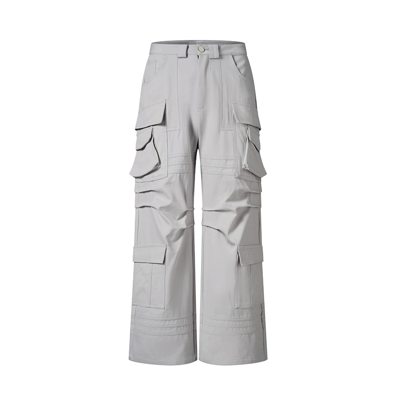 Heavy-Duty Thick Straight Cargo Pants WN9417