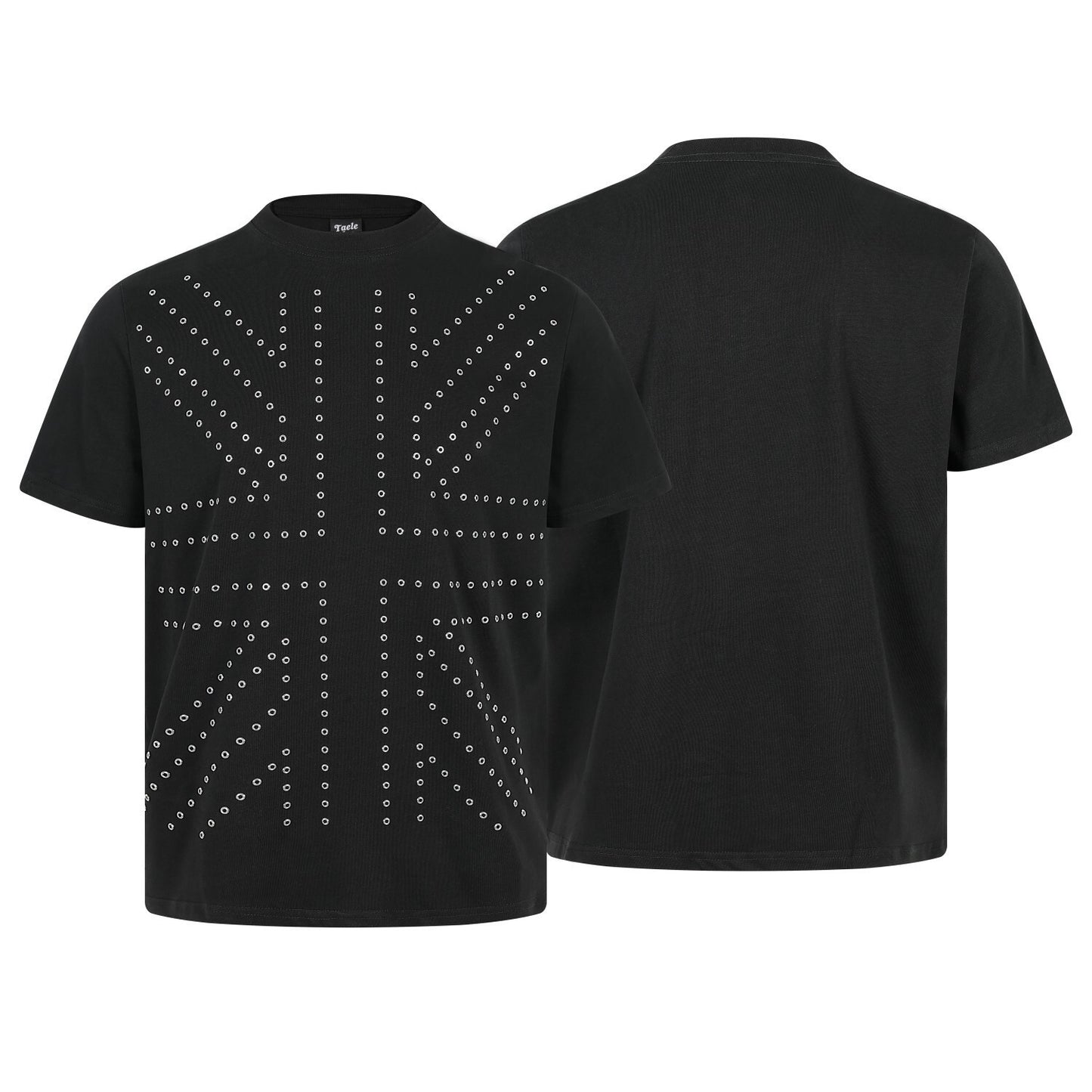 Studs Cross Short Sleeve T-Shirt WN25538