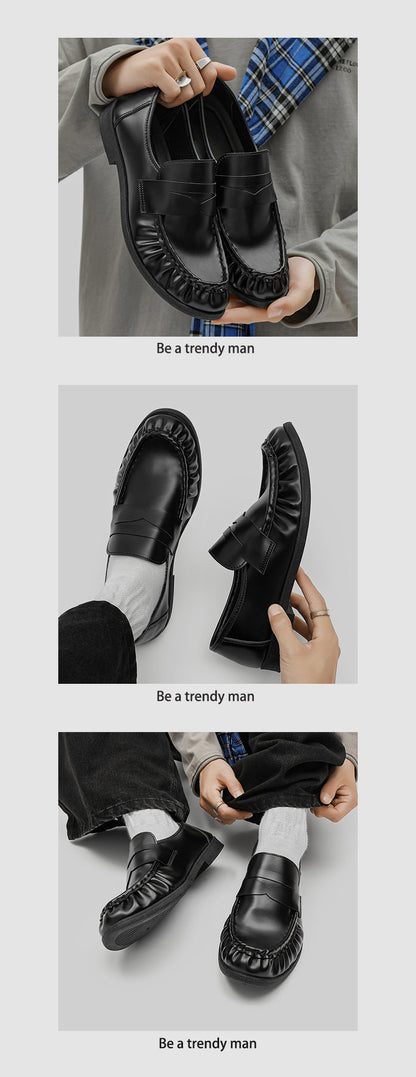 Ruffle Detail Strap Loafers WN23362