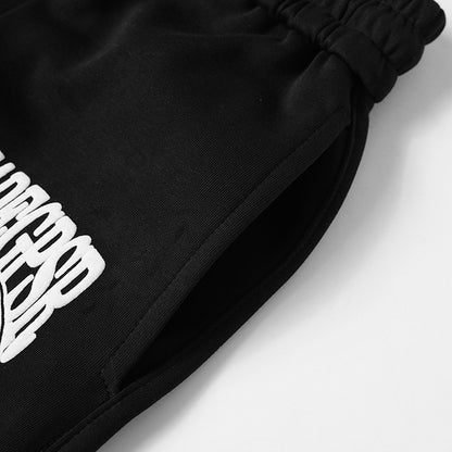 Number Graphic Wide Leg Sweatpants WN28123