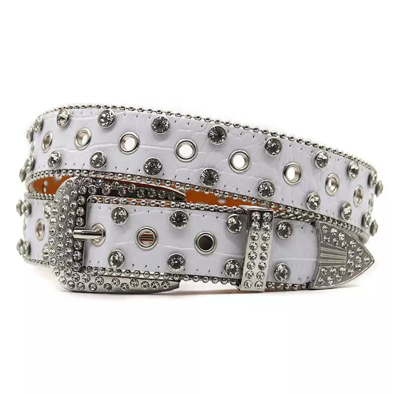 Rhinestone Studs Belt WN21103