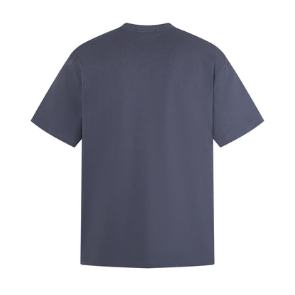 Portrait Letter Print Short Sleeve T-Shirt WN25459