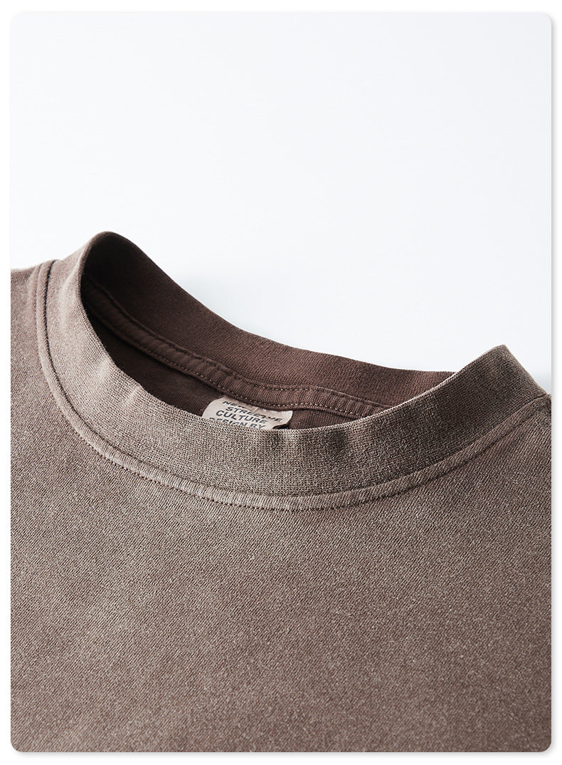 Oversize Washed Long-sleeve t-shirt WN6051