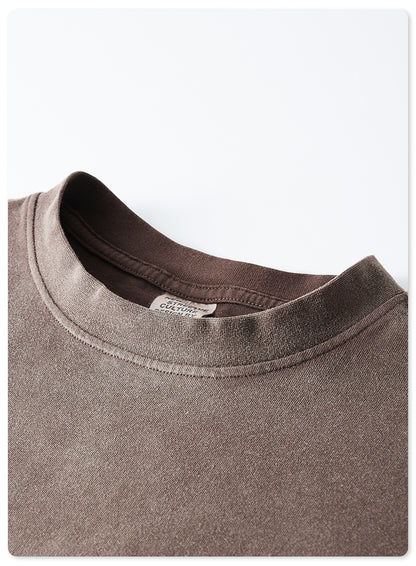 Oversize Washed Long-sleeve t-shirt WN6051