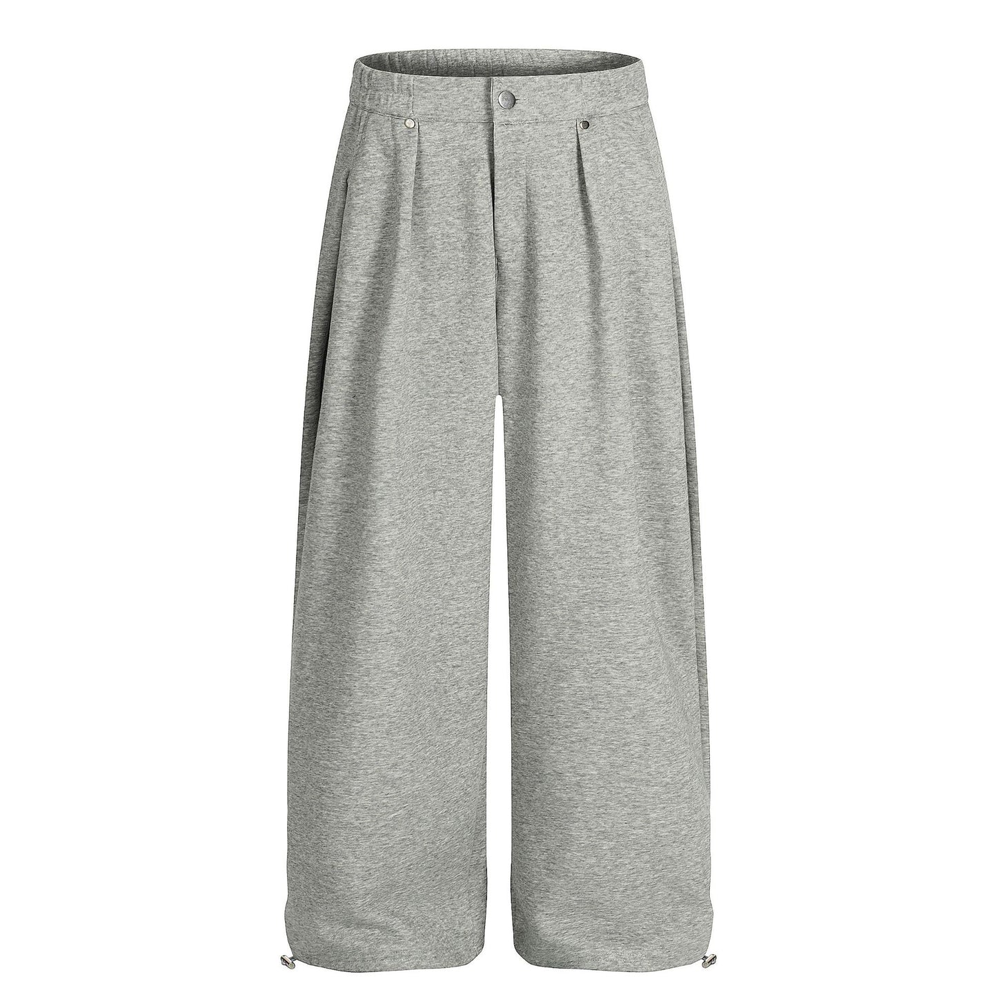 Drape Pleats Wide Leg Sweatpants WN26081