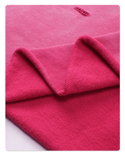 Washed Irregular Hole Water Spray Print Hoodie WN7795