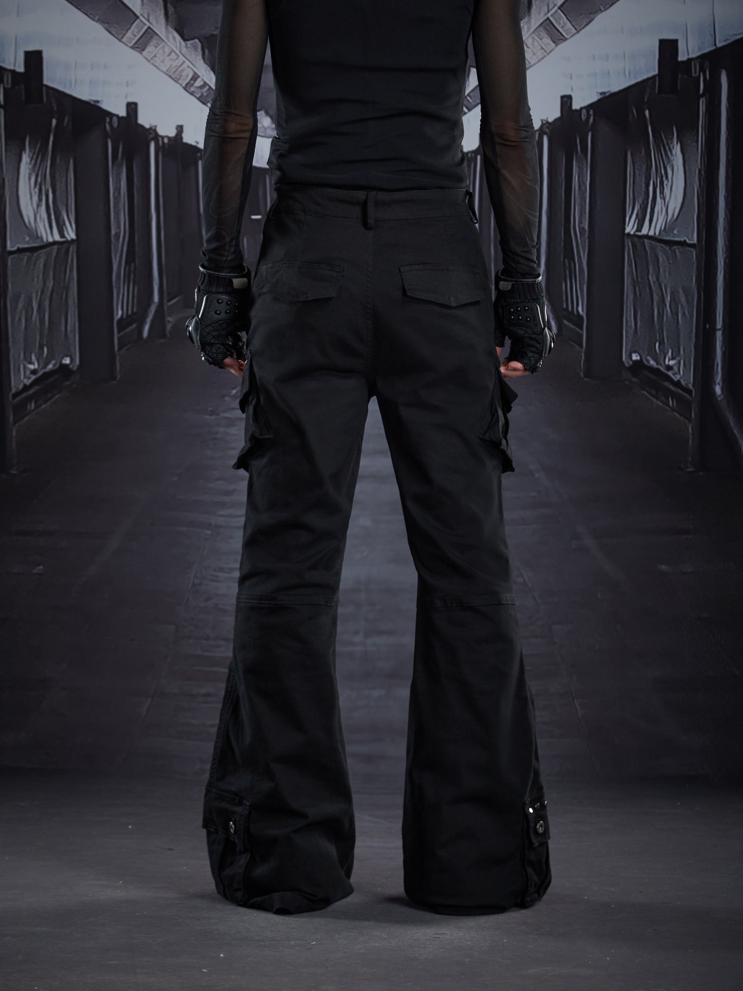 Flare Multi Pocket Cargo Pants WN22803