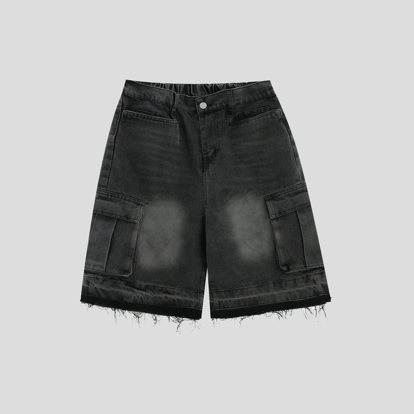 Damage Gradation Denim Short Pants WN7212