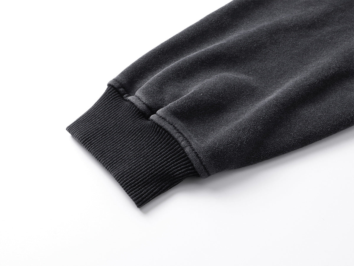 Heavyweight Wash Damage Zipper Hoodie WN25592