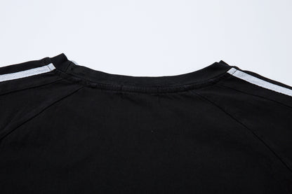 Gradient Wash Damage Short Sleeve T-Shirt WN16143