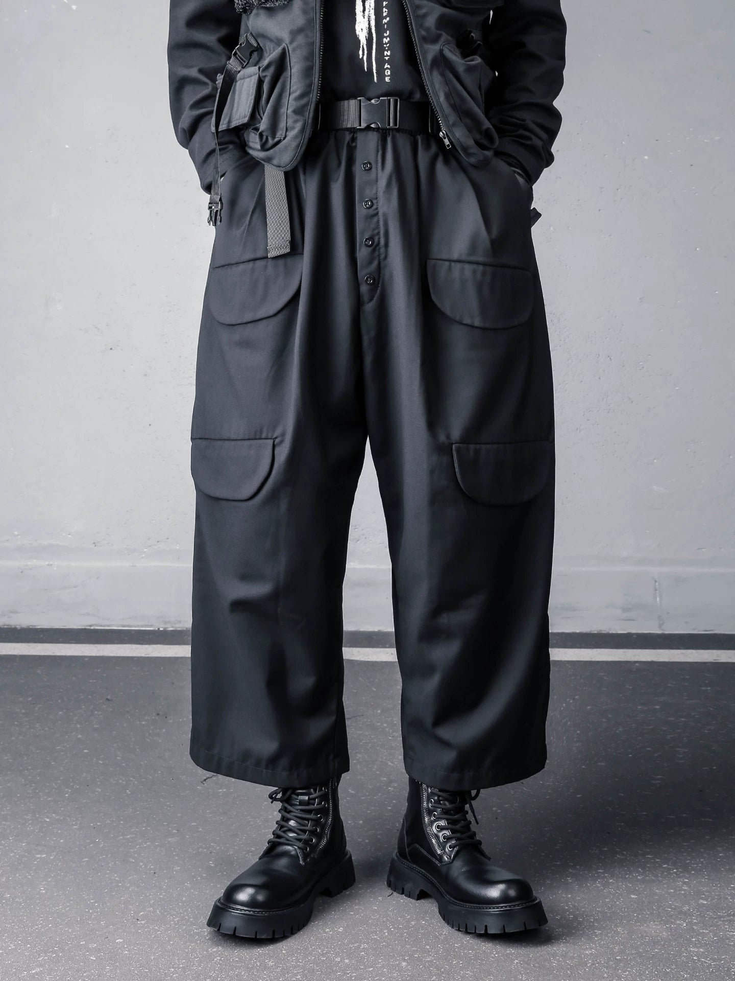 Harem Cropped Wide Leg Pants WN22480