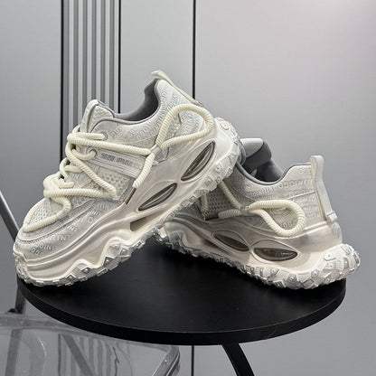 Thick-Sole Height-Increasing Dad Sneakers WN24770